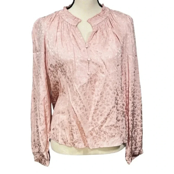 Greylin Leopard Print Blouse - Picture 1 of 4